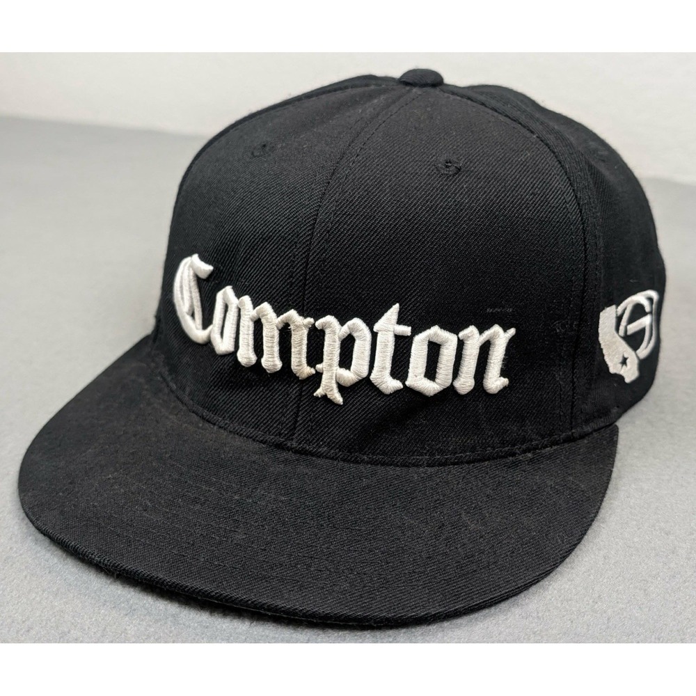 Starter x 24Karats x Kayo Compton Snapback Hat Black Green Undervisor Vintage